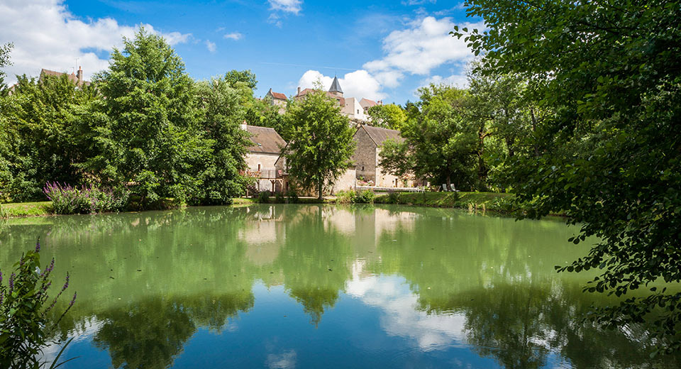 The lake, the mill and the village