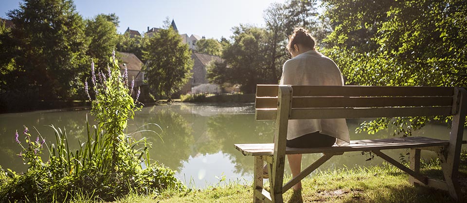 By the lake